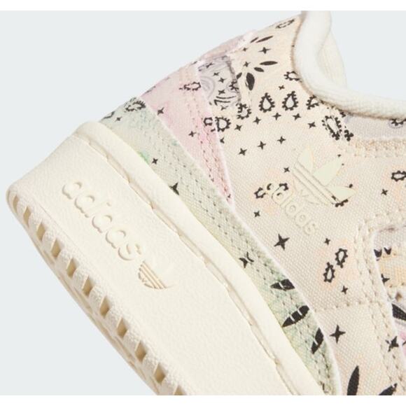 NEW ADIDAS ORIGINALS Forum 84 Low CL Pastel Paisley Women's US 10 - Picture 2 of 10